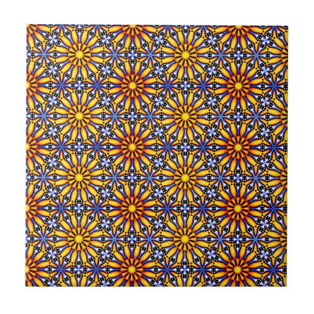 Azulejo De Cerâmica Sol Celestial (Frente)