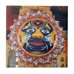 Azulejo De Cerâmica Sol do estilo de Talavera do mexicano