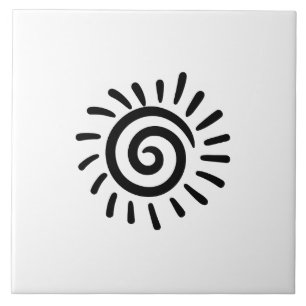 Azulejo De Cerâmica Sol Tribal