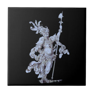 Azulejo De Cerâmica soldado do século XVII