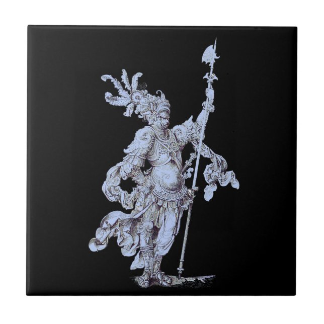 Azulejo De Cerâmica soldado do século XVII (Frente)