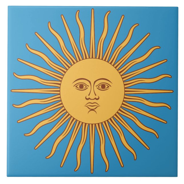Azulejo De Cerâmica Soleil Sun (Frente)