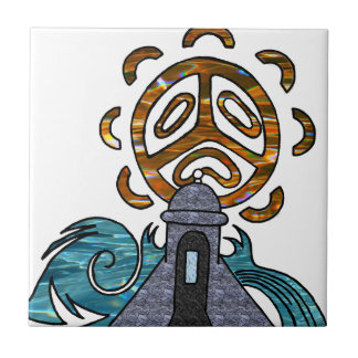 Azulejo De Cerâmica solenóide Taino de garita del diablo y