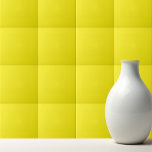 Azulejo De Cerâmica Solid bright sunny yellow<br><div class="desc">Solid bright sunny yellow design.</div>