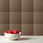 Azulejo De Cerâmica Solid cocoa brown<br><div class="desc">Solid cocoa brown design.</div>