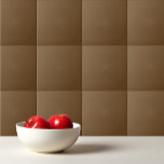 Azulejo De Cerâmica Solid coffee brown<br><div class="desc">Solid color coffee brown design.</div>