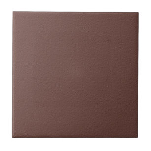 Azulejo De Cerâmica Solid Cognac Brown