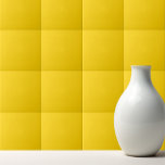 Azulejo De Cerâmica Solid color bright yellow<br><div class="desc">Solid color bright yellow design.</div>