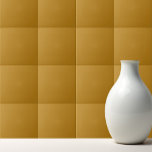 Azulejo De Cerâmica Solid color dark mustard brownish yellow<br><div class="desc">Solid color dark mustard brownish yellow design.</div>