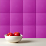 Azulejo De Cerâmica Solid color neon purple<br><div class="desc">Trendy simple design in neon purple solid color.</div>