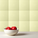 Azulejo De Cerâmica Solid creamy pale yellow<br><div class="desc">Solid creamy pale yellow design.</div>