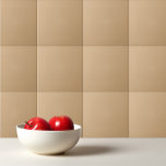 Azulejo De Cerâmica Solid dark beige<br><div class="desc">Trendy simple design in dark beige solid color.</div>