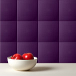 Azulejo De Cerâmica Solid deep purple dark plum<br><div class="desc">Solid color deep purple dark plum design.</div>