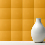 Azulejo De Cerâmica Solid fire orange yellow tangerine<br><div class="desc">Solid color fire orange yellow tangerine design.</div>