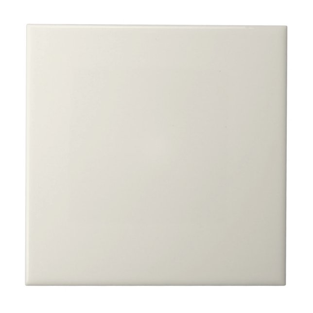 Azulejo De Cerâmica Solid Ivory Color | #f1ede1 (Frente)