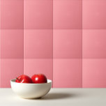 Azulejo De Cerâmica Solid light salmon pink<br><div class="desc">Solid color coral pink design.</div>