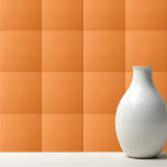 Azulejo De Cerâmica solid mango orange color<br><div class="desc">Trendy simple solid mango orange design.</div>