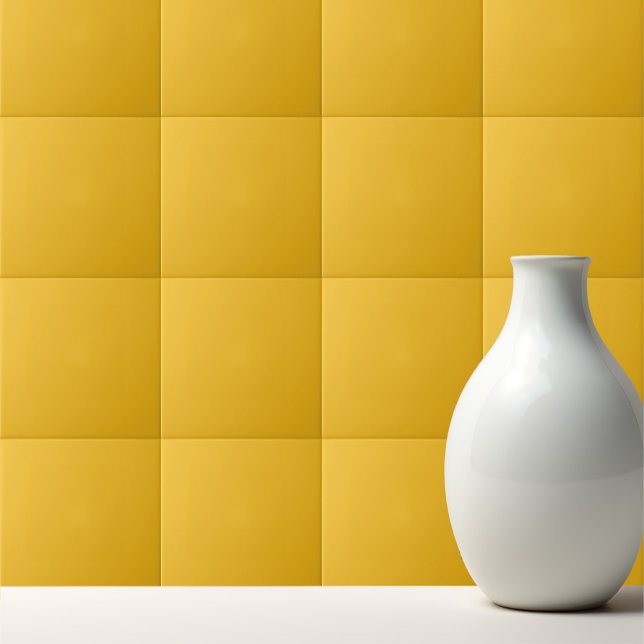 Azulejo De Cerâmica Solid medium cadmium yellow amber (Criador carregado)