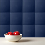 Azulejo De Cerâmica Solid navy night blue<br><div class="desc">Solid color navy night blue design.</div>