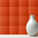 Azulejo De Cerâmica Solid poppy red<br><div class="desc">Solid color poppy red design.</div>