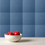 Azulejo De Cerâmica Solid steel blue<br><div class="desc">Solid color steel blue design.</div>