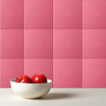 Azulejo De Cerâmica Solid watermelon pink<br><div class="desc">Solid color watermelon pink design.</div>