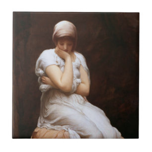 Azulejo De Cerâmica Solidão (por Frederic Leighton)
