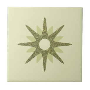 Azulejo De Cerâmica Solteiro do século médio