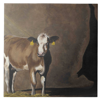 Azulejo De Cerâmica Sombra da vaca