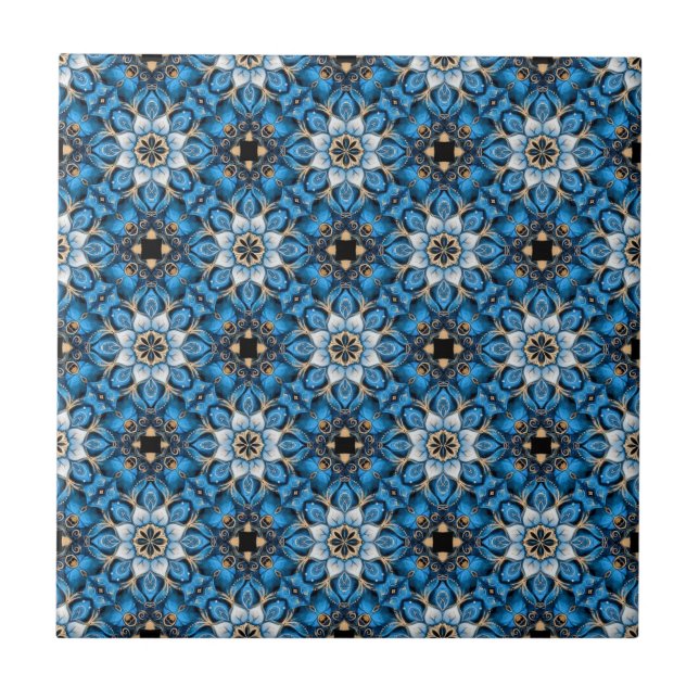 Azulejo De Cerâmica Sonho de Safira  (Frente)
