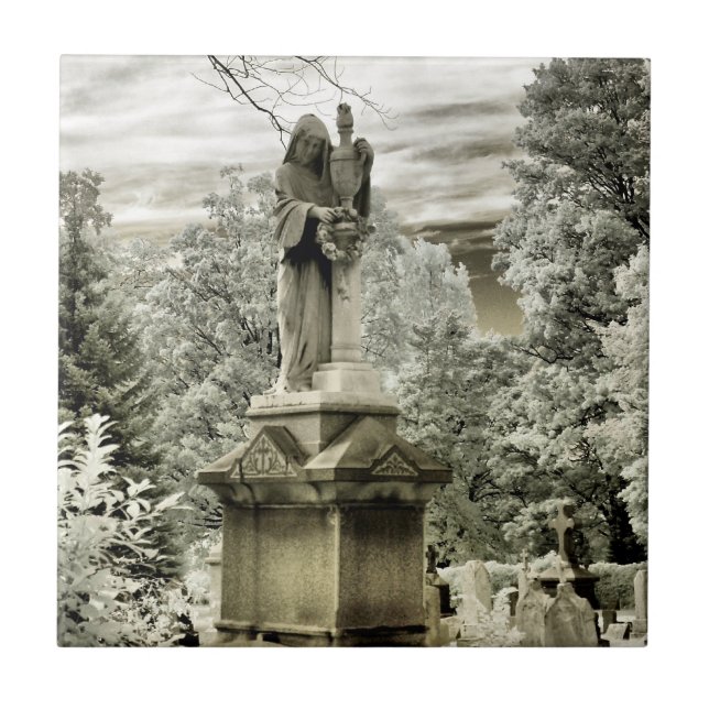 Azulejo De Cerâmica Sonho Infravermelho (Frente)