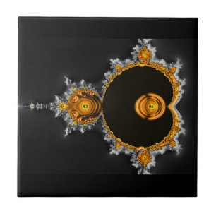 Azulejo De Cerâmica Sonho ouro. O famoso conjunto de Mandelbrot do Che