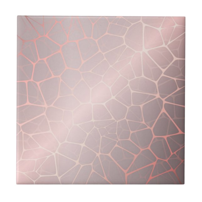 Azulejo De Cerâmica Sonho rosa (Frente)