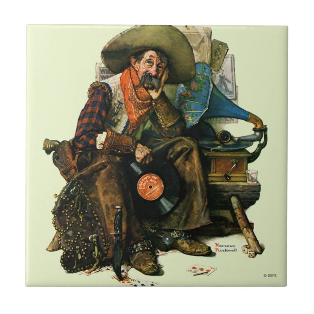 Azulejo De Cerâmica Sonhos de há muito tempo (Frente)