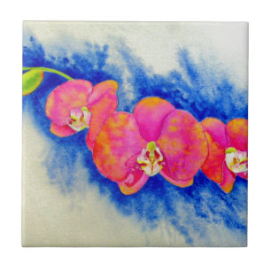 Azulejo De Cerâmica Sonhos de Orquídea