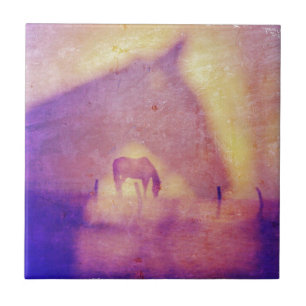 Azulejo De Cerâmica Sonhos do cavalo por Angelandspot