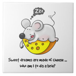 Azulejo De Cerâmica Sonhos Doce são Feitos de Rato de Cheijo Rindo