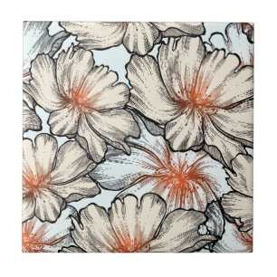 Azulejo De Cerâmica Sonhos florais #10 em Susiejayne