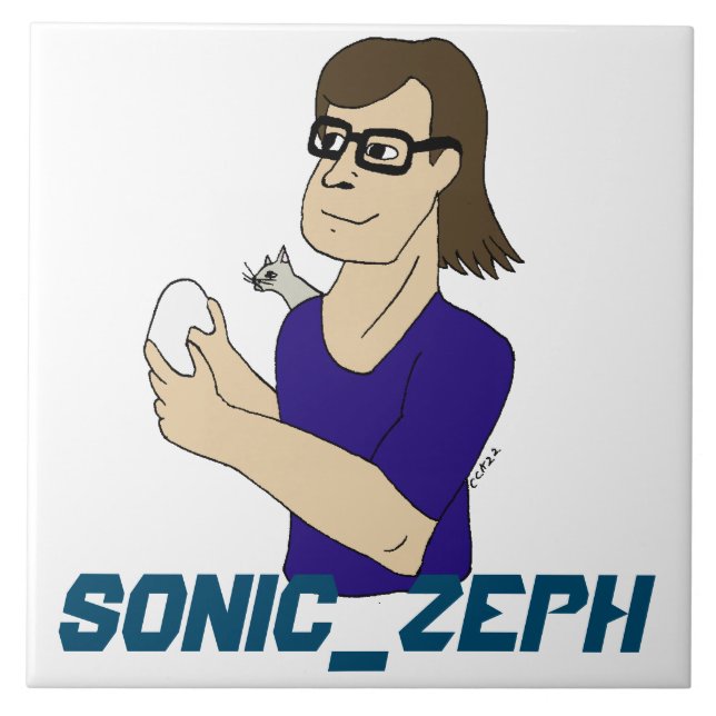 Azulejo De Cerâmica Sonic_Zeph (Frente)