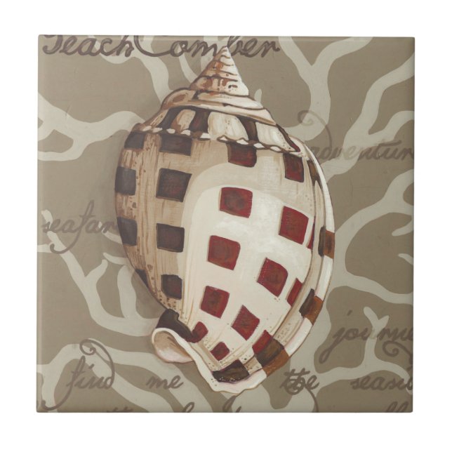 Azulejo De Cerâmica Sonnet à beira-mar I (Frente)