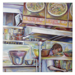 Azulejo De Cerâmica Sopa de rabo, Singapura