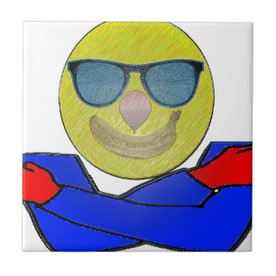 Azulejo De Cerâmica Sorriso e Abraços
