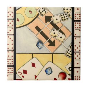 Azulejo De Cerâmica Sorteio de Jogos de Chance