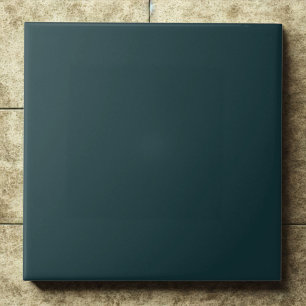 Azulejo De Cerâmica Sotaque Moderno Azul-Teal Meia-Noite