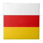 Azulejo De Cerâmica South Ossetia Flag<br><div class="desc">Patriotic flag of South Ossetia.</div>