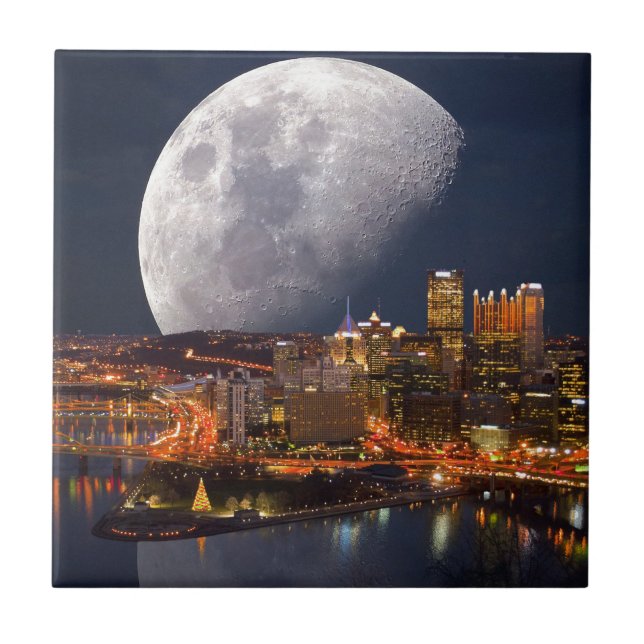 Azulejo De Cerâmica Spacey Pittsburgh (Frente)