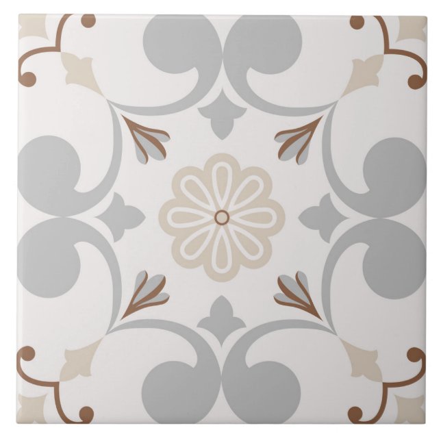 Azulejo De Cerâmica Spanish Portuguese Boho  (Frente)