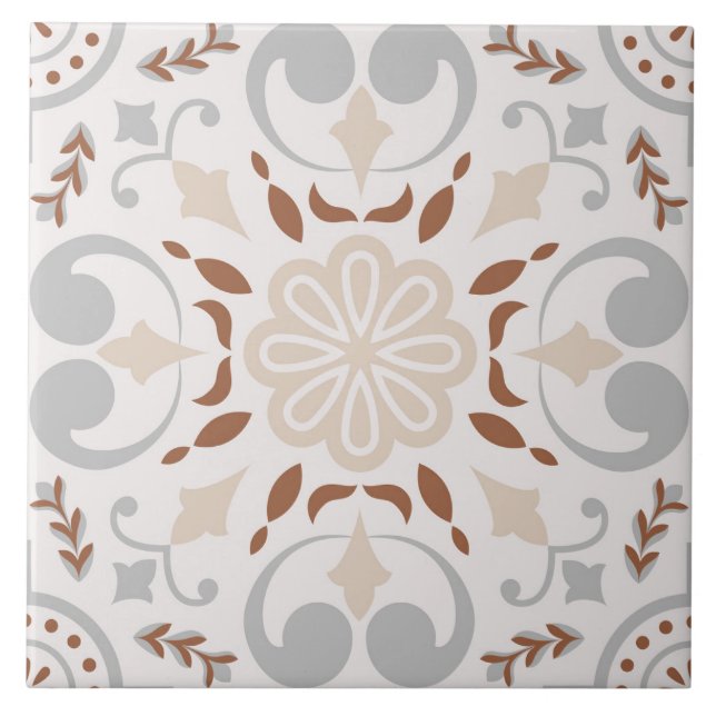 Azulejo De Cerâmica Spanish Portuguese Boho  (Frente)