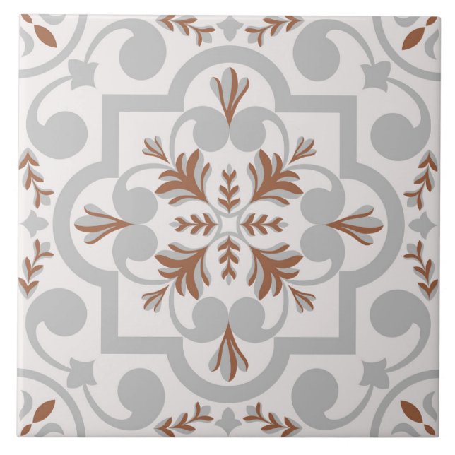 Azulejo De Cerâmica Spanish Portuguese Boho  (Frente)