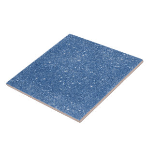 Azulejo De Cerâmica Sparkles azuis do brilho